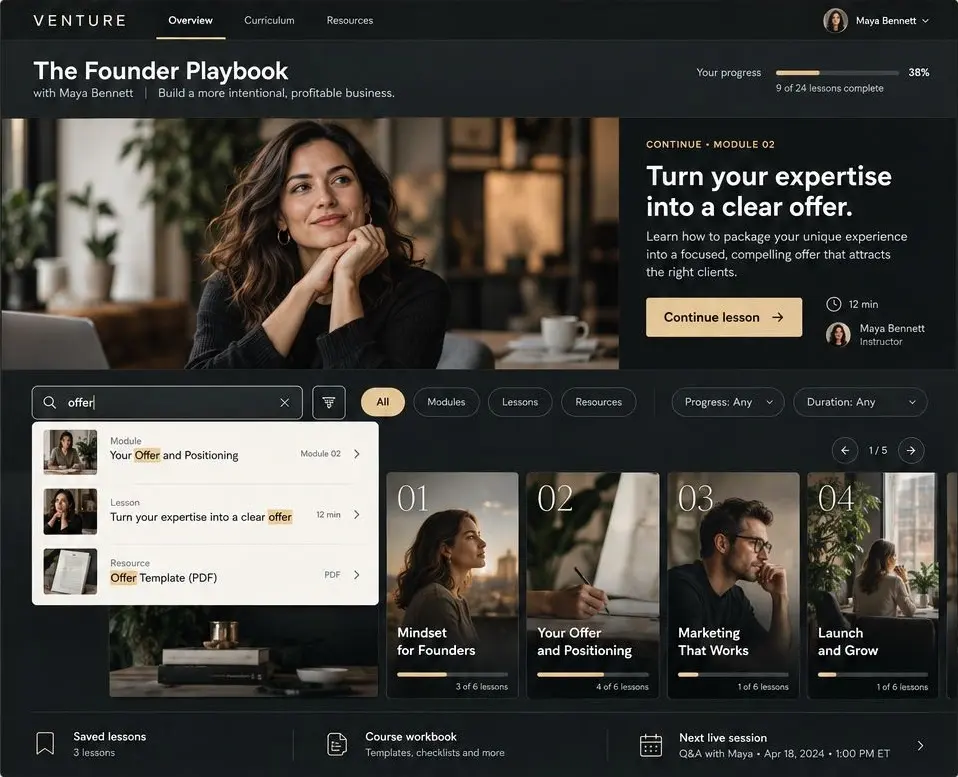 VENTURE Studio — The Founder Playbook