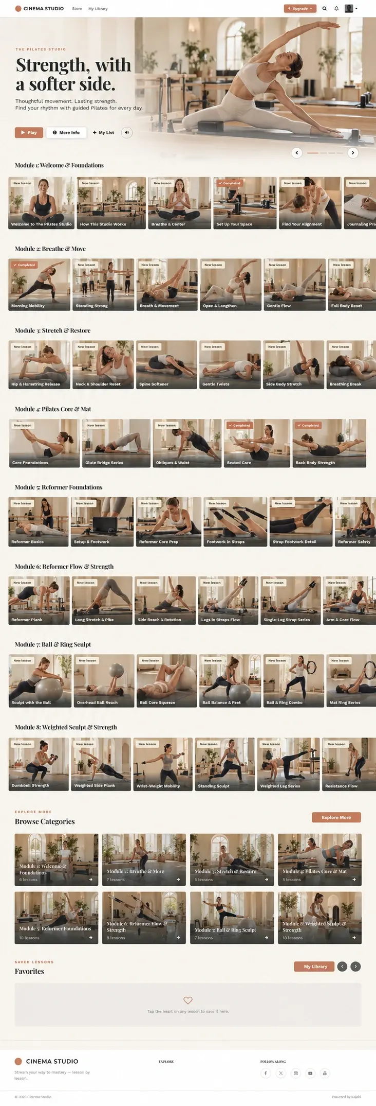 CINEMA Studio — The Pilates Studio