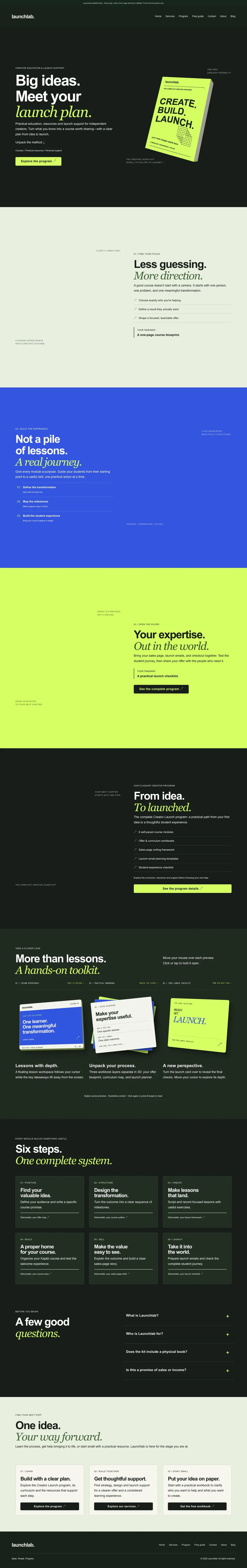 LaunchLab — Home