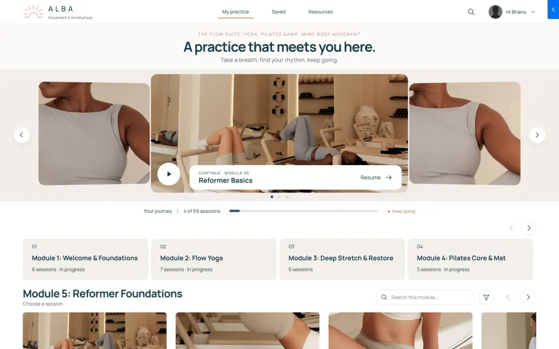 Squarespace design inspiration from our template collection